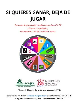 Cartel de Convenio con el Ayuntamiento de Córdoba
